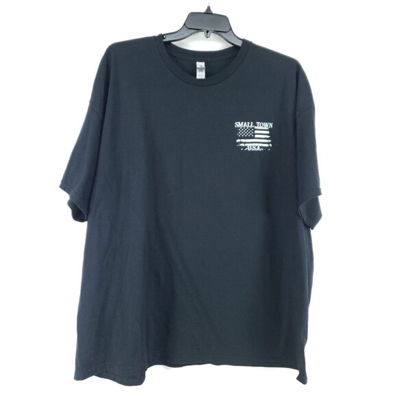 Mens 3XL Try That In A Small Town Graphic Tee Black Short Sleeve - Picture 1 of 7